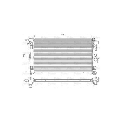 VALEO Radiateur de refroidissement  734887 (X1)