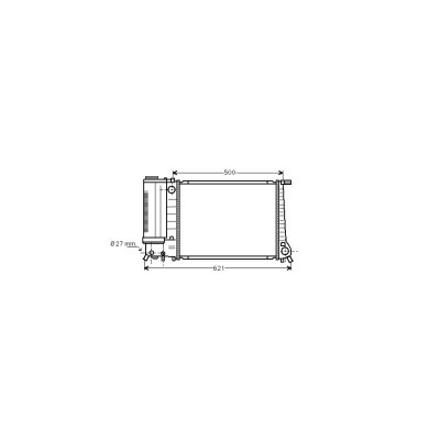 VAN WEZEL Radiateur de refroidissement  06002135 (X1)