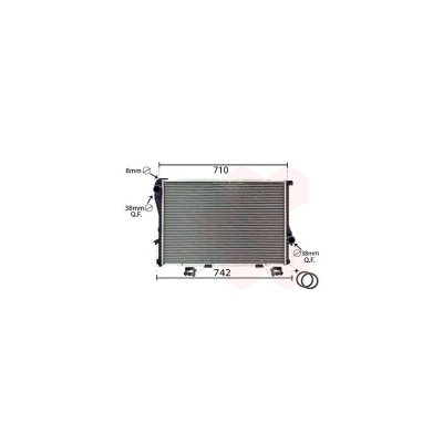 INTERNATIONAL RADIATORS PLUS Radiateur de refroidissement VAN WEZEL 06002233 (X1)