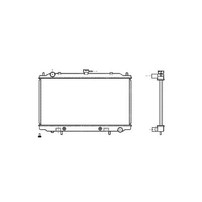 VAN WEZEL Radiateur de refroidissement  13002189 (X1)