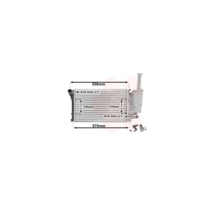 VAN WEZEL Radiateur de refroidissement  17002291 (X1)