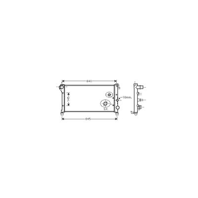 INTERNATIONAL RADIATORS PLUS Radiateur de refroidissement VAN WEZEL 17002295 (X1)