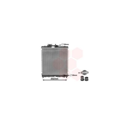VAN WEZEL Radiateur de refroidissement  25002031 (X1)