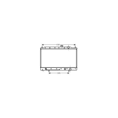 VAN WEZEL Radiateur de refroidissement  32002087 (X1)