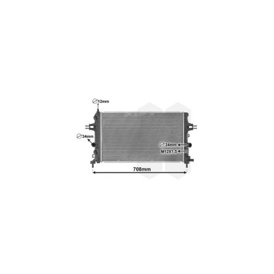 VAN WEZEL Radiateur de refroidissement  37002363 (X1)