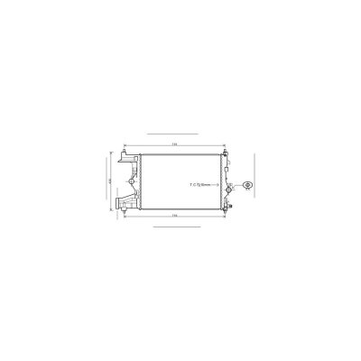 VAN WEZEL Radiateur de refroidissement  37002485 (X1)