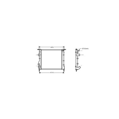VAN WEZEL Radiateur de refroidissement  43002261 (X1)