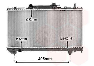 VAN WEZEL Radiateur de refroidissement  53002141 (X1)
