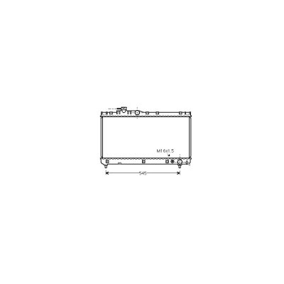 VAN WEZEL Radiateur de refroidissement  53002200 (X1)