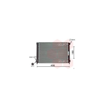 VAN WEZEL Radiateur de refroidissement  58002040 (X1)
