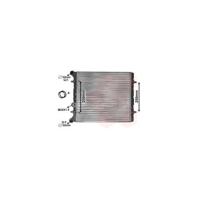VAN WEZEL Radiateur de refroidissement  58002152 (X1)