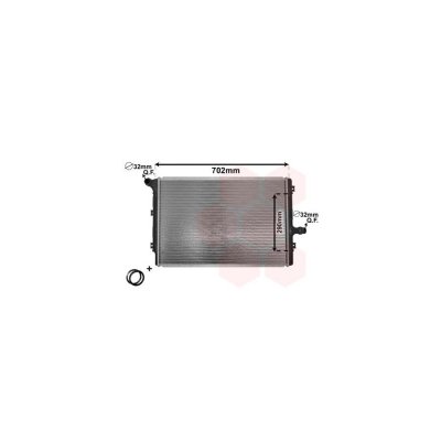 INTERNATIONAL RADIATORS PLUS Radiateur de refroidissement VAN WEZEL 58002208 (X1)