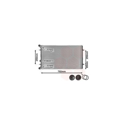 VAN WEZEL Radiateur de refroidissement  58002217 (X1)