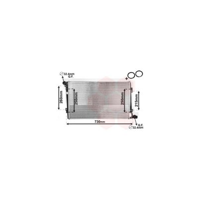 INTERNATIONAL RADIATORS PLUS Radiateur de refroidissement VAN WEZEL 58002255 (X1)