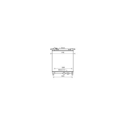 VAN WEZEL Radiateur de refroidissement  58002325 (X1)