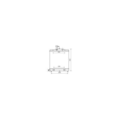 VAN WEZEL Radiateur de refroidissement  83002172 (X1)
