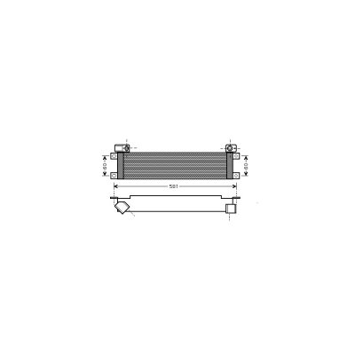 VAN WEZEL Radiateur dhuile 43003289 International Radiators