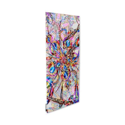 ILO TECHNOLOGY Radiateur &eacute;lectrique &agrave; rayonnement Ilo Emeraude en verre Design Explosion de Printemps 750W