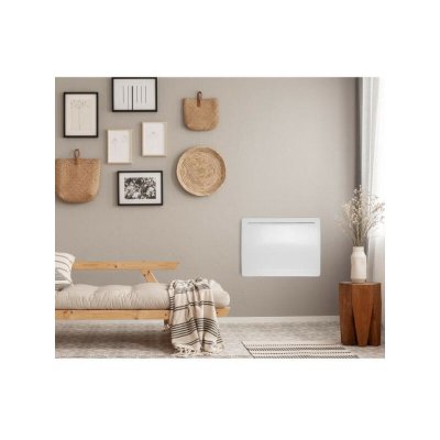 OCEANIC Radiateur &eacute;lectrique fi e a inertie seche c&eacute;ramique 1000W Rubis Design galb&eacute; 