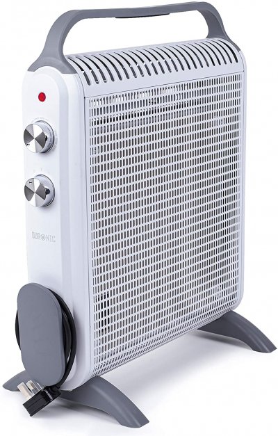 DURONIC Radiateur Electrique HV180 1800W Rayonnant C&acirc;ble Electrique Blanc