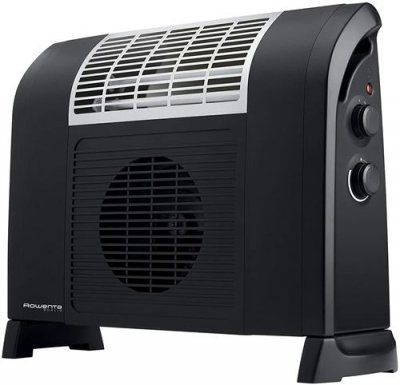  radiateur &eacute;lectrique mobile avec 2 niveaux de puissance 1000W 2000W noir Rowenta 