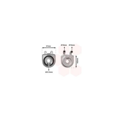 VAN WEZEL Radiateur Huile pour Citroen Berlingo version : 1.9  de 2001 &agrave; 2002