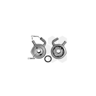 VAN WEZEL Radiateur Huile Pour Dacia Logan D'avant Sept 2008 Version 1.5 Dci