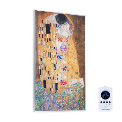 KLARSTEIN Radiateur infrarouge  Wonderwall Air Art Beach - 60 x 101cm - 600W - Blanc 
