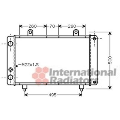 VAN WEZEL Radiateur Moteur Pour Citroen C25 Version : 1.9 Diesel De 1985 &Agrave; 1994