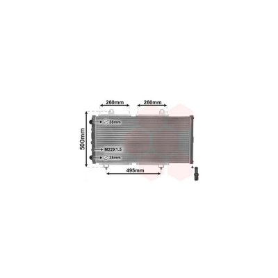 VAN WEZEL Radiateur Moteur Pour Citroen C25 Version : 2.5 Diesel De 1981 &Agrave; 1985