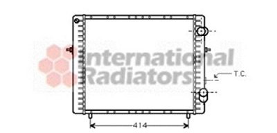 VAN WEZEL Radiateur Moteur Pour Renault Clio Version : 1.9 Diesel De 1990 &Agrave; 1998