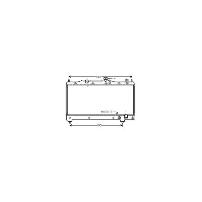 VAN WEZEL Radiateur Moteur Pour Toyota Avensis Version : 2.0 De 1998 &Agrave; 2000