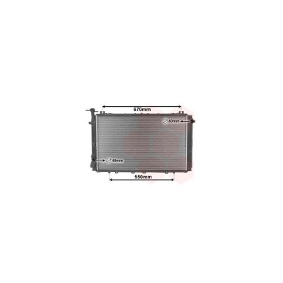 VAN WEZEL Radiateur moteur  13002150