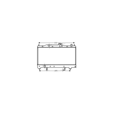 VAN WEZEL Radiateur moteur  53002238