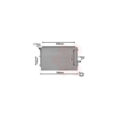 VAN WEZEL Radiateur moteur  58012208