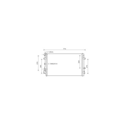 VAN WEZEL Radiateur moteur  76002021