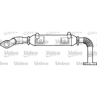 VALEO Radiateur, r&eacute;aspiration des gaz d'&eacute;chappement  817750