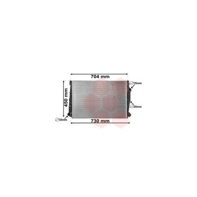 VAN WEZEL Radiateur refroidissement du moteur 01002132 International Radiators