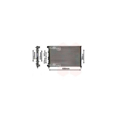 VAN WEZEL Radiateur refroidissement du moteur 01002144 International Radiators