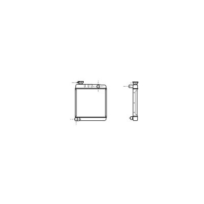 VAN WEZEL Radiateur refroidissement du moteur 02002001 International Radiators