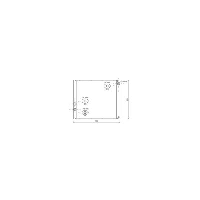 INTERNATIONAL RADIATORS Radiateur refroidissement du moteur 02002207  