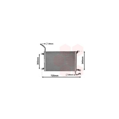 INTERNATIONAL RADIATORS Radiateur refroidissement du moteur 02002224  