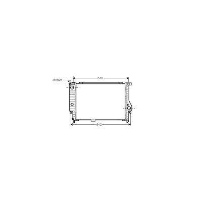 INTERNATIONAL RADIATORS Radiateur refroidissement du moteur 06002132 