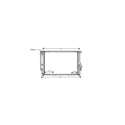 INTERNATIONAL RADIATORS Radiateur refroidissement du moteur 06002133 