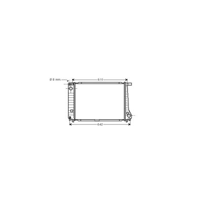 INTERNATIONAL RADIATORS Radiateur refroidissement du moteur 06002179 