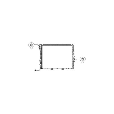 INTERNATIONAL RADIATORS Radiateur refroidissement du moteur 06002302 