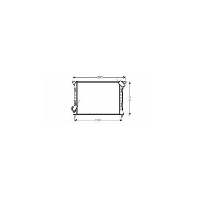 VAN WEZEL Radiateur refroidissement du moteur 06002307 International Radiators 