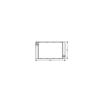 INTERNATIONAL RADIATORS Radiateur refroidissement du moteur 06002333 