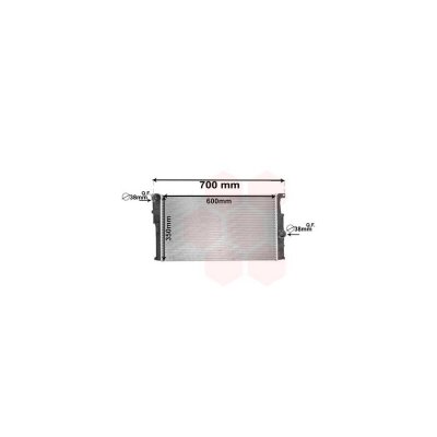 VAN WEZEL Radiateur refroidissement du moteur 06002455 International Radiators 