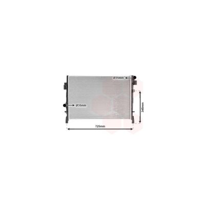 VAN WEZEL Radiateur refroidissement du moteur 07002105 International Radiators